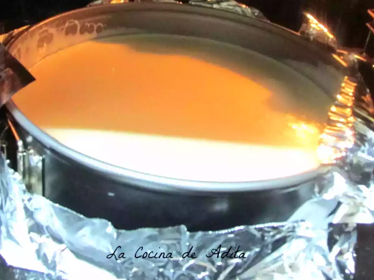 Tarta de queso al horno con mermelada de mango - foto 11