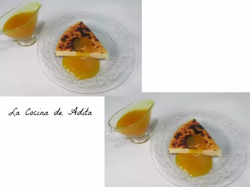 Tarta de queso al horno con mermelada de mango - foto 13