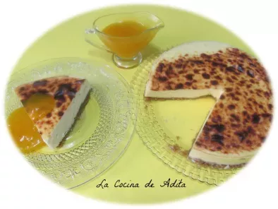 Tarta de queso al horno con mermelada de mango - foto 15