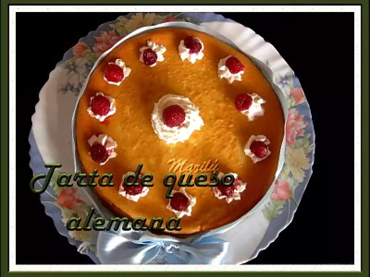 TARTA DE QUESO ALEMANA
