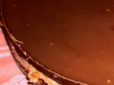 Tarta de Queso con cobertura de Chocolate