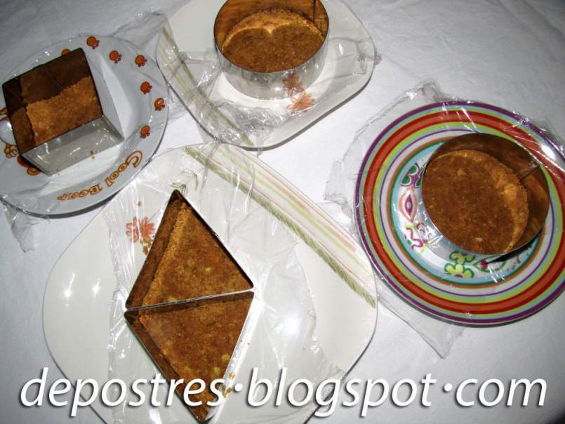 Tarta de queso con cobertura de chocolate blanco - foto 2