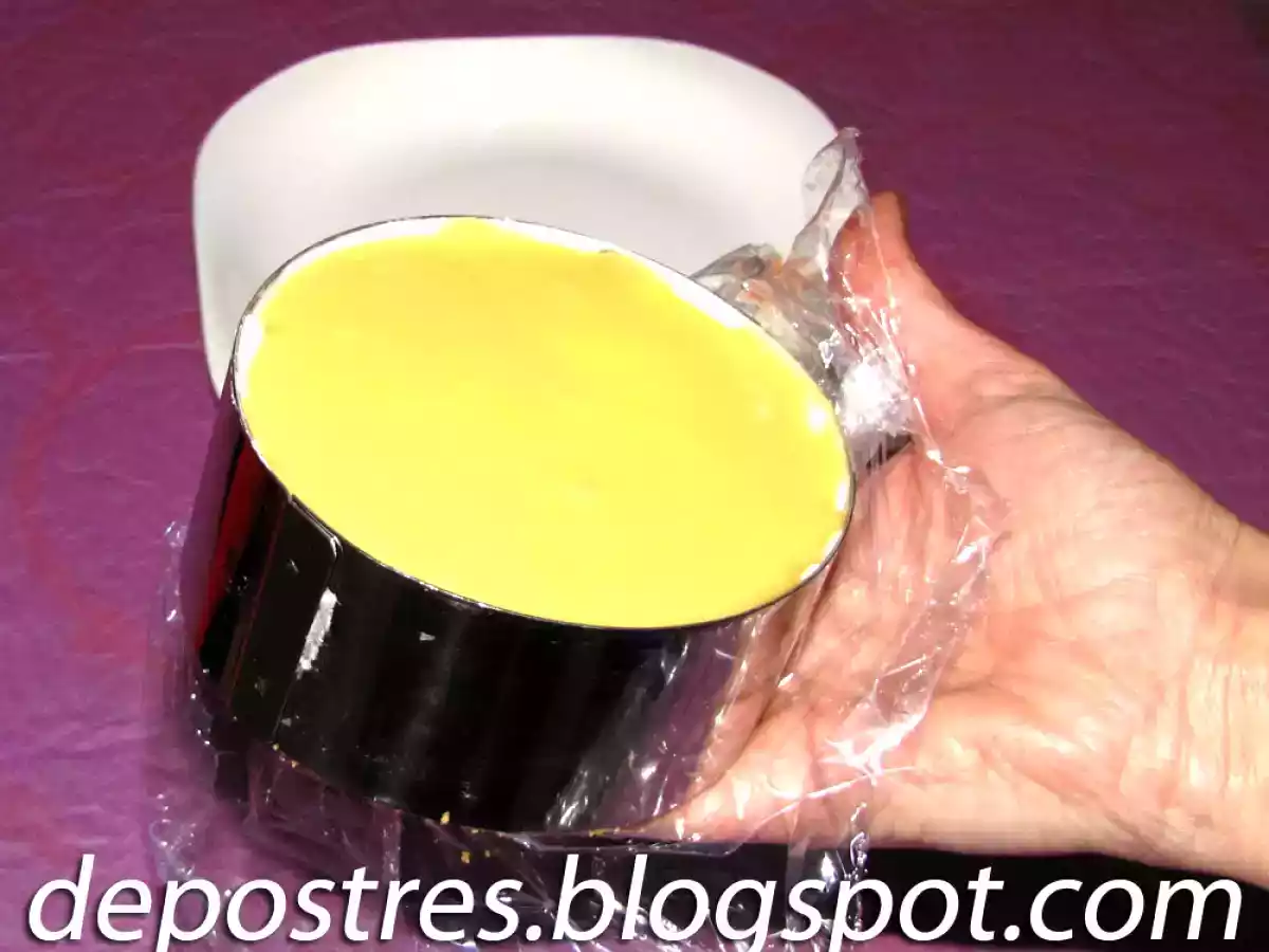 Tarta de queso con cobertura de chocolate blanco - foto 3