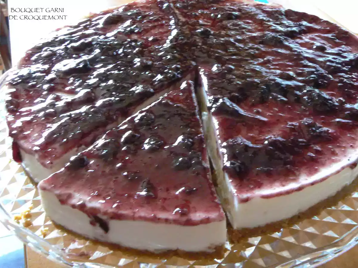 Tarta de Queso con Frambuesas