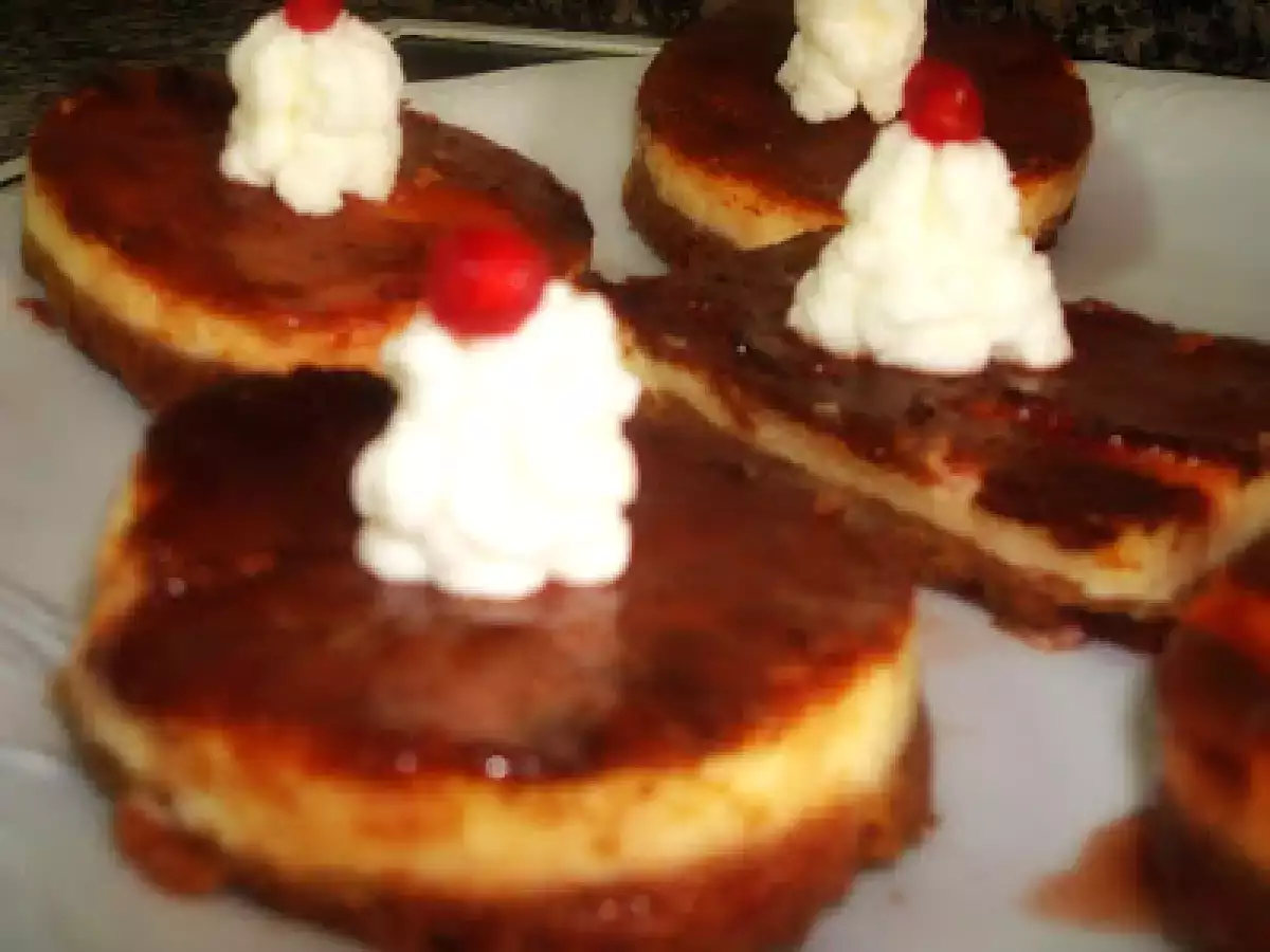 Tarta de queso con granada