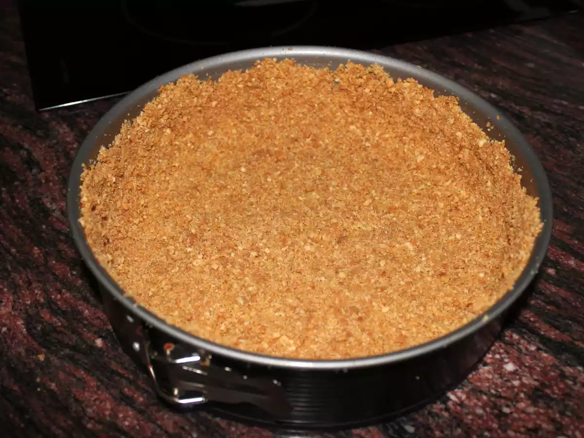 Tarta de queso con salsa de cerezas. - foto 2