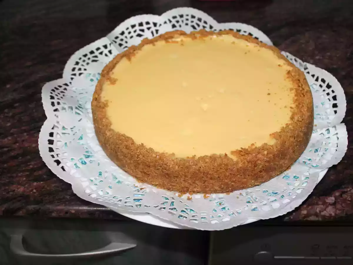 Tarta de queso con salsa de cerezas. - foto 4