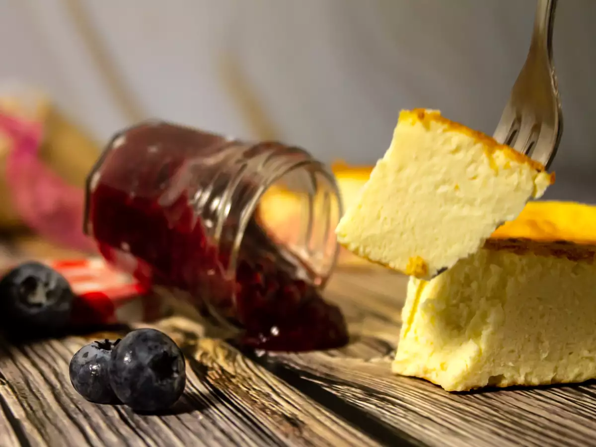 Tarta de queso fit