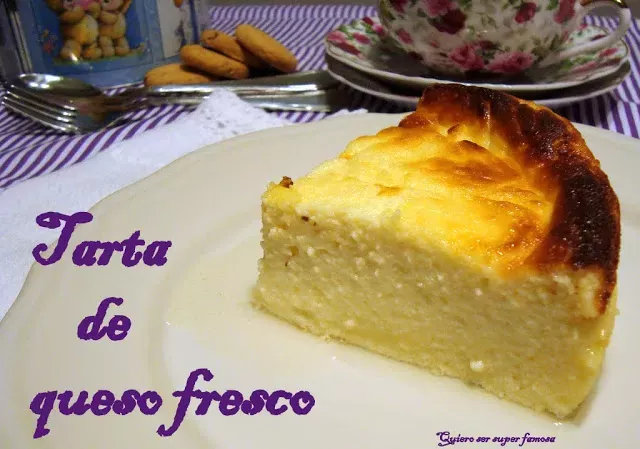 subterráneo loto cisne Tarta de queso fresco - Receta Petitchef