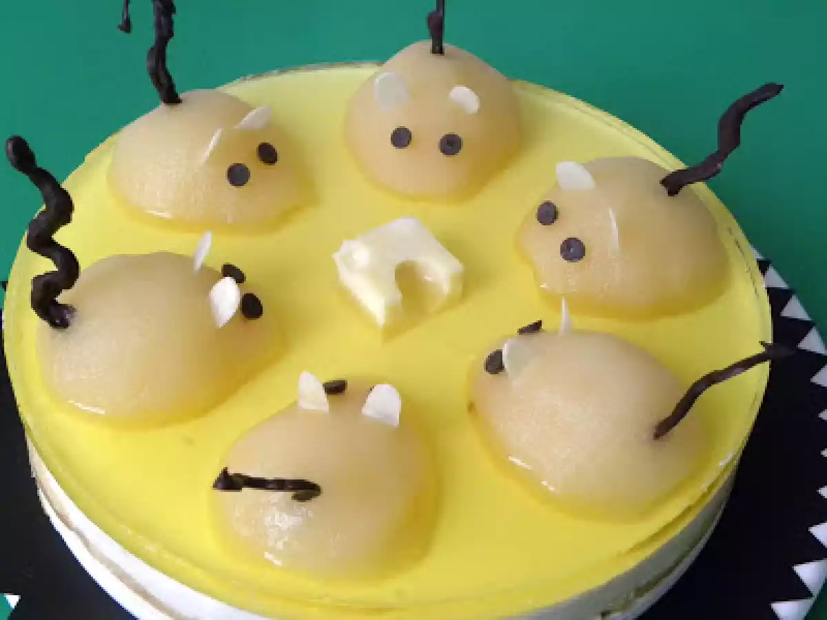 TARTA DE QUESO, GELATINA Y RATONES - foto 2