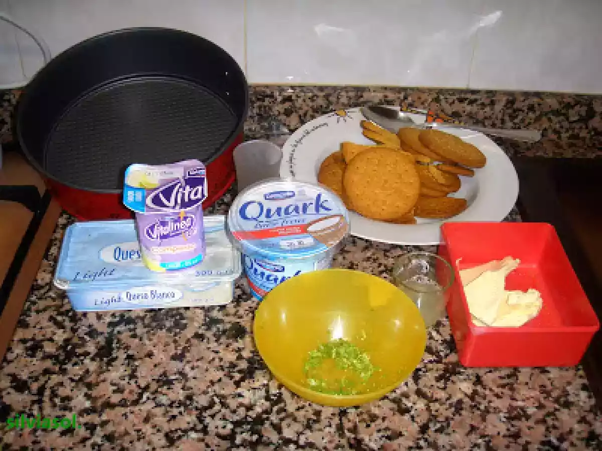 TARTA DE QUESO LIGERA CON LIMA. - foto 7