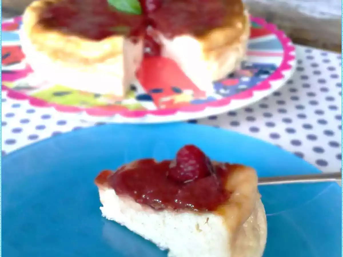 Tarta de queso light
