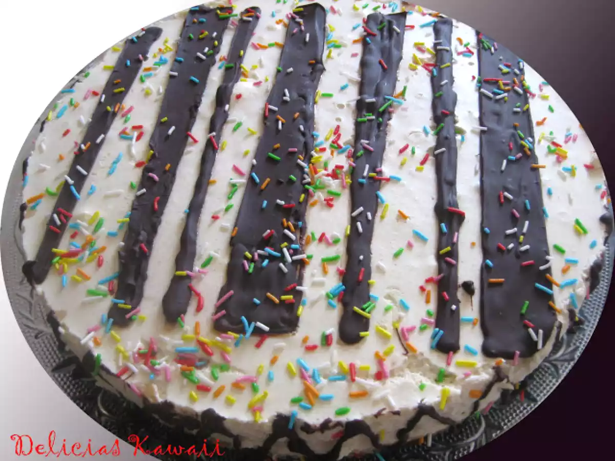 Tarta de queso mascarpone y chocolate