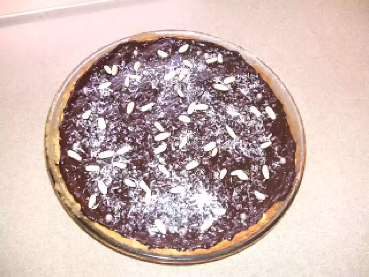 Tarta de queso mascarpone y chocolate