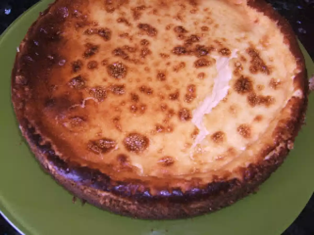 Tarta de queso mascarpone y mermelada de arándanos. - foto 2