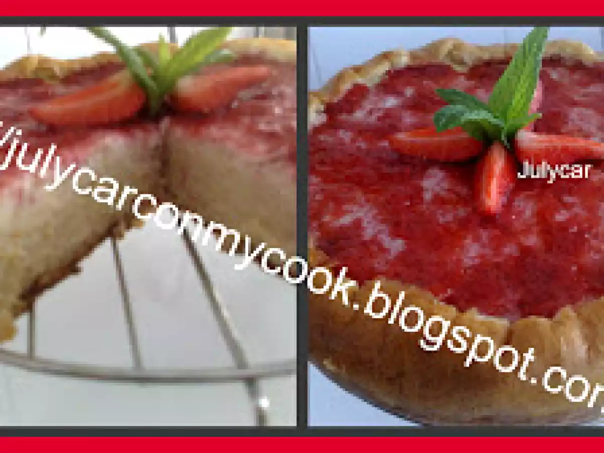 Tarta de queso mascarpone y tarta de queso de cabra con avellanas (al microondas)