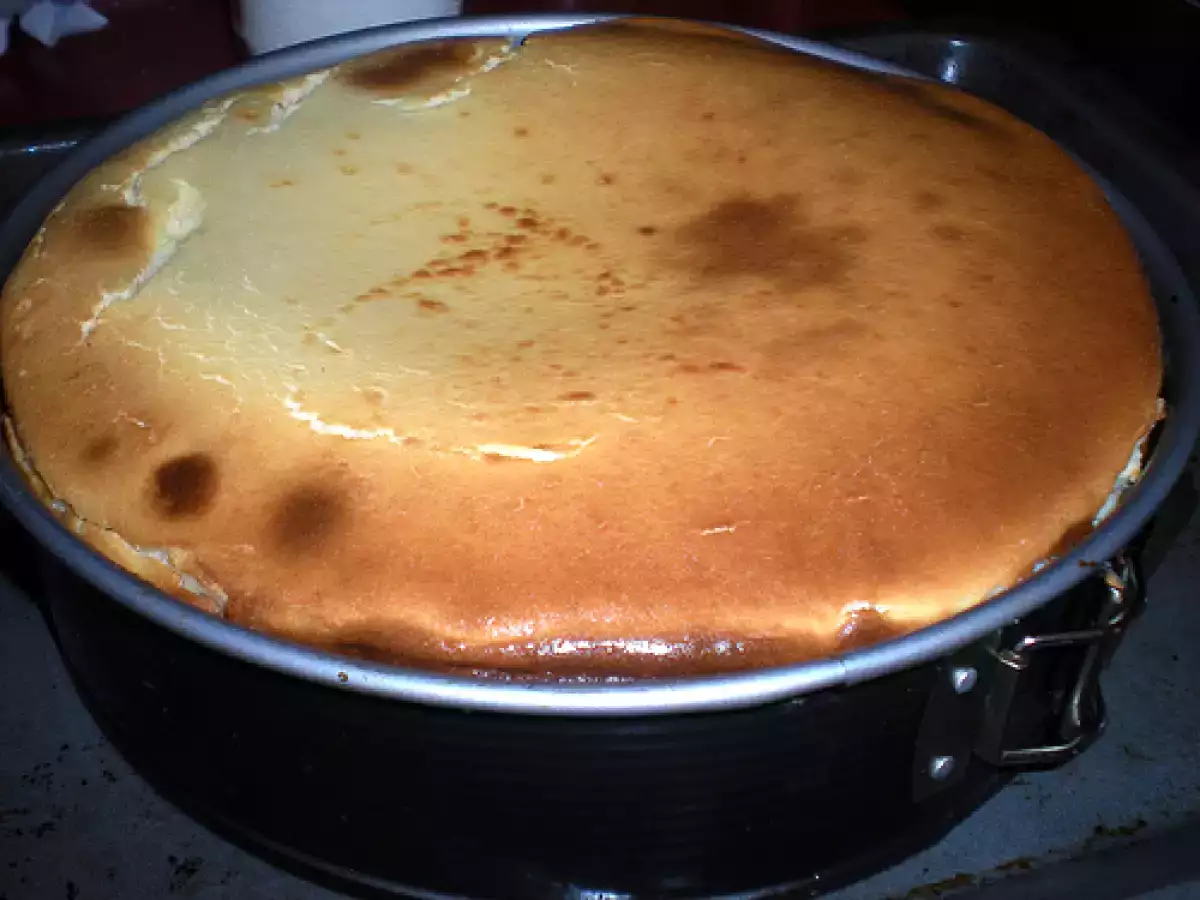 Tarta de queso New York cheesecake . Paso a paso.