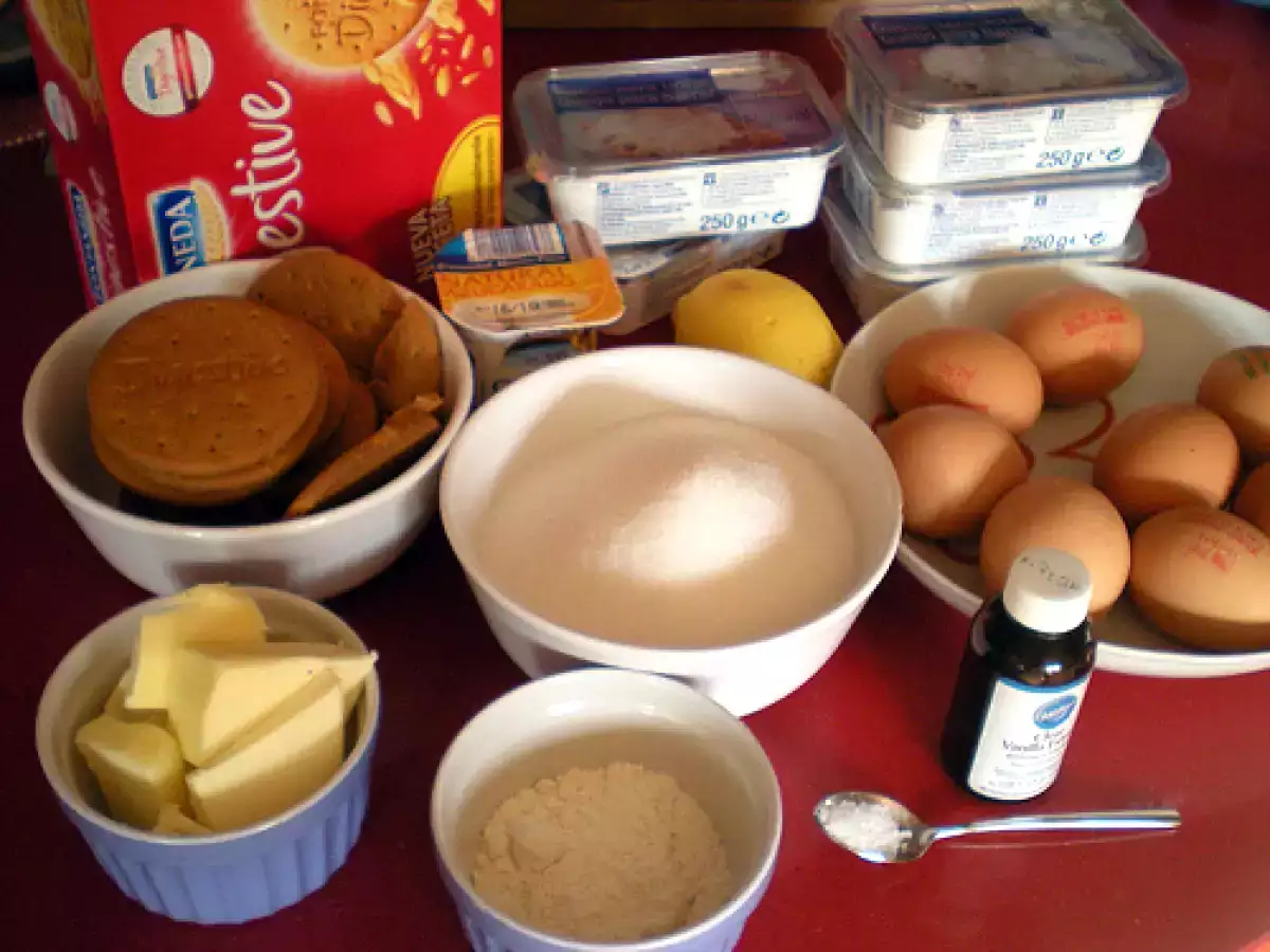 Tarta de queso New York cheesecake . Paso a paso. - foto 9