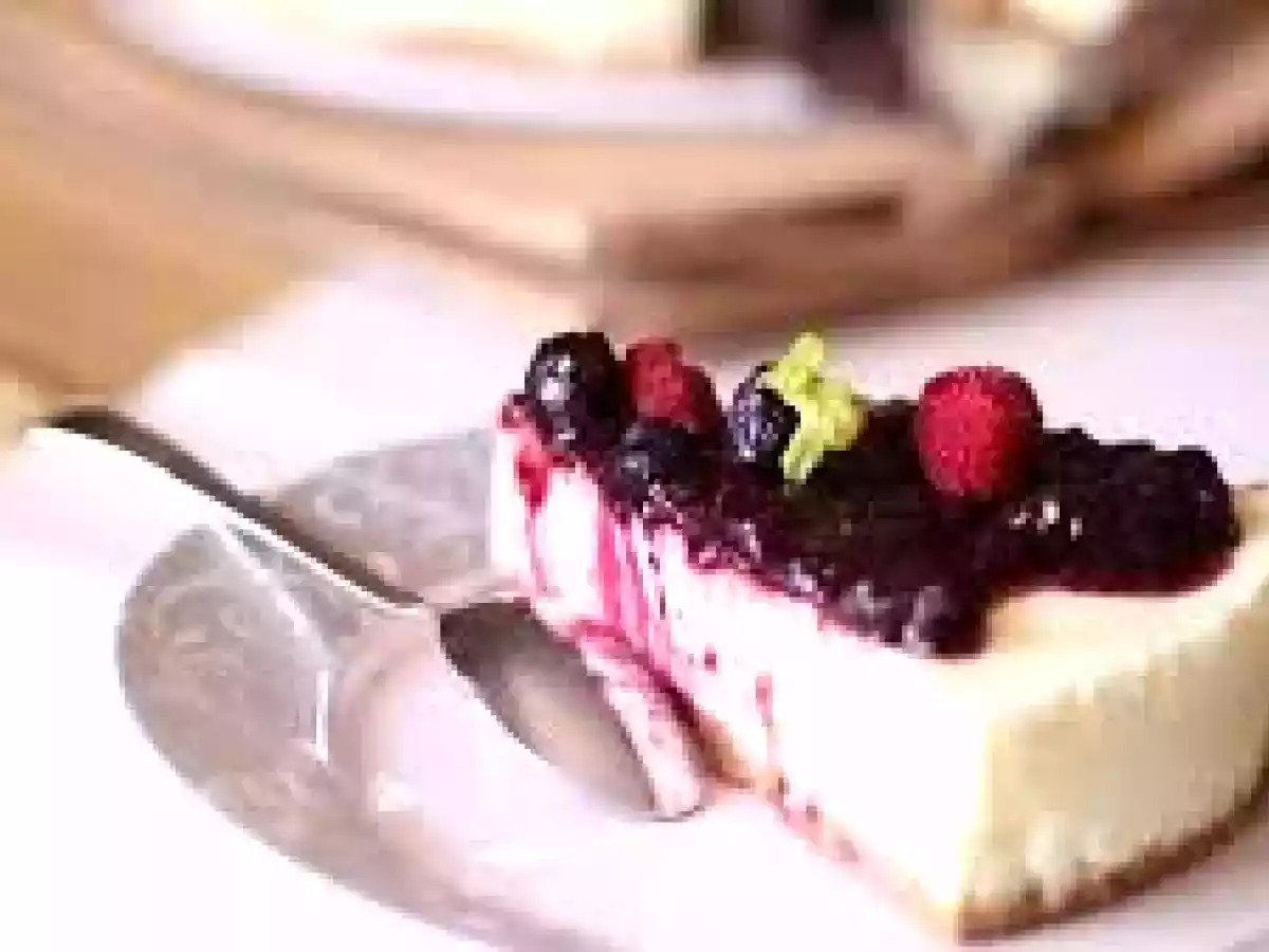 Tarta de queso philadelphia sin horno