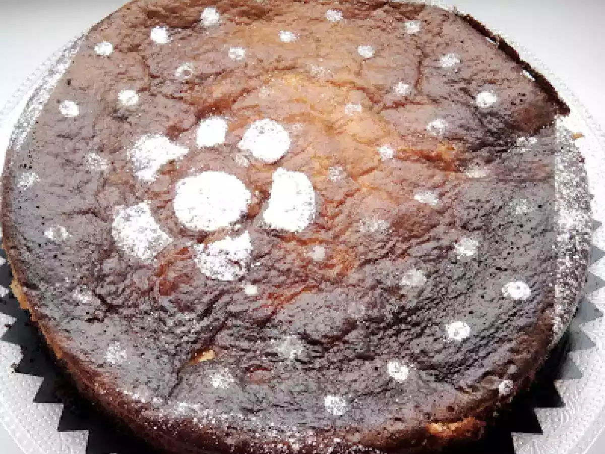 Tarta de queso quark y melocotón en almíbar - foto 2