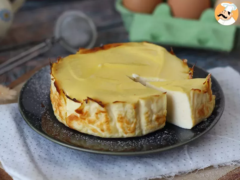 Tarta de queso ricotta con solo 4 ingredientes