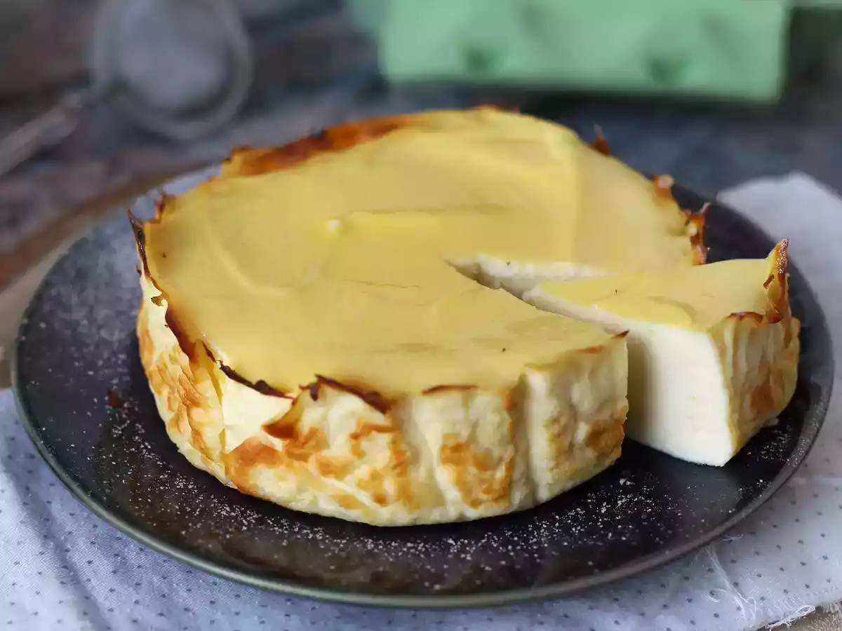 Tarta de queso ricotta con solo 4 ingredientes - foto 4