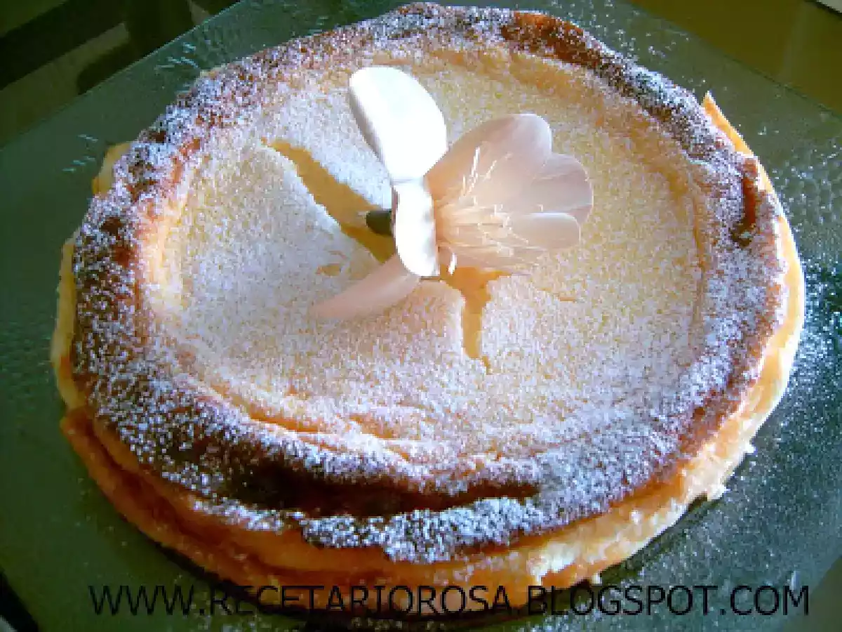 TARTA DE QUESO SIN BASE