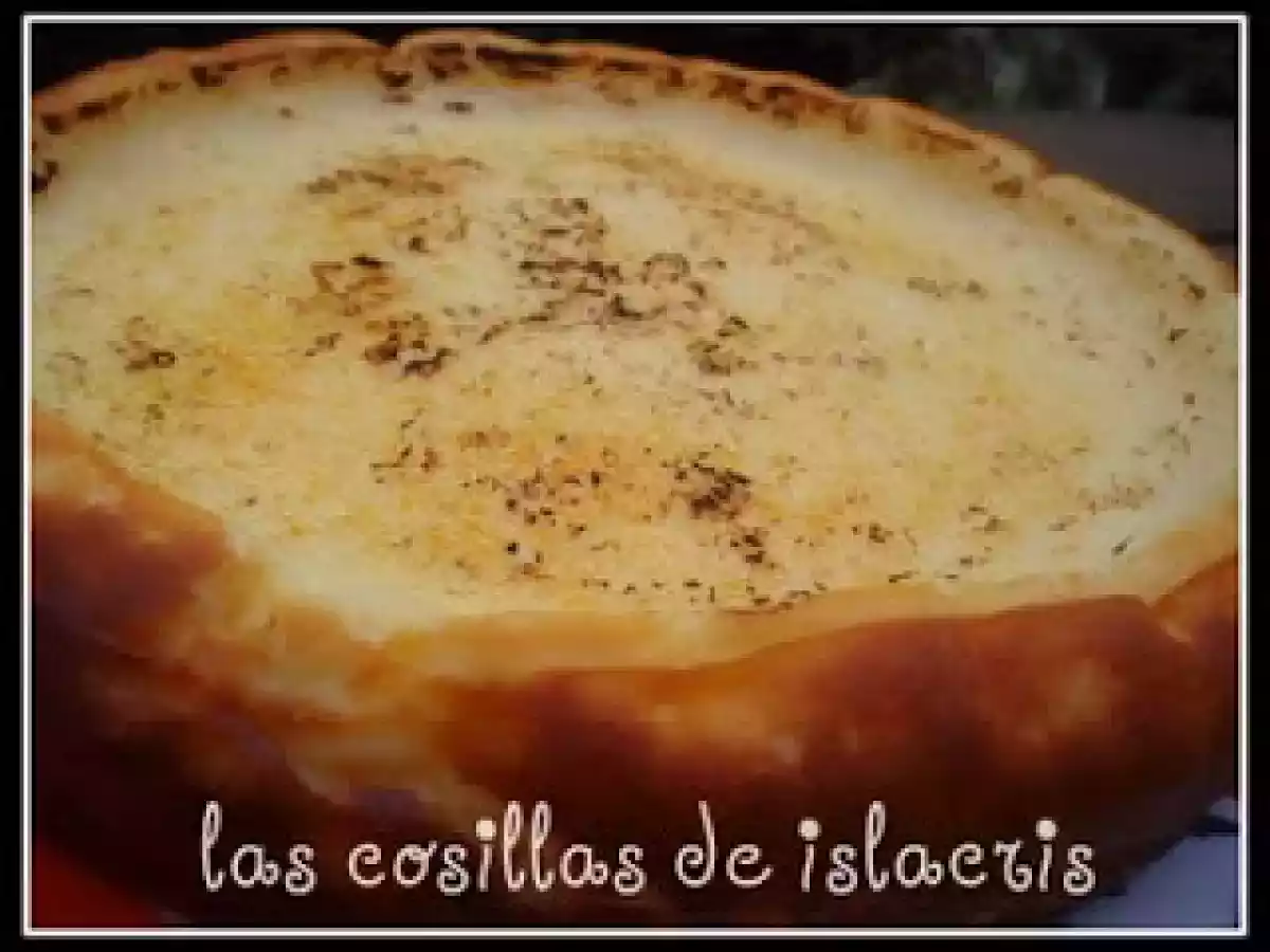 Tarta de queso sin base