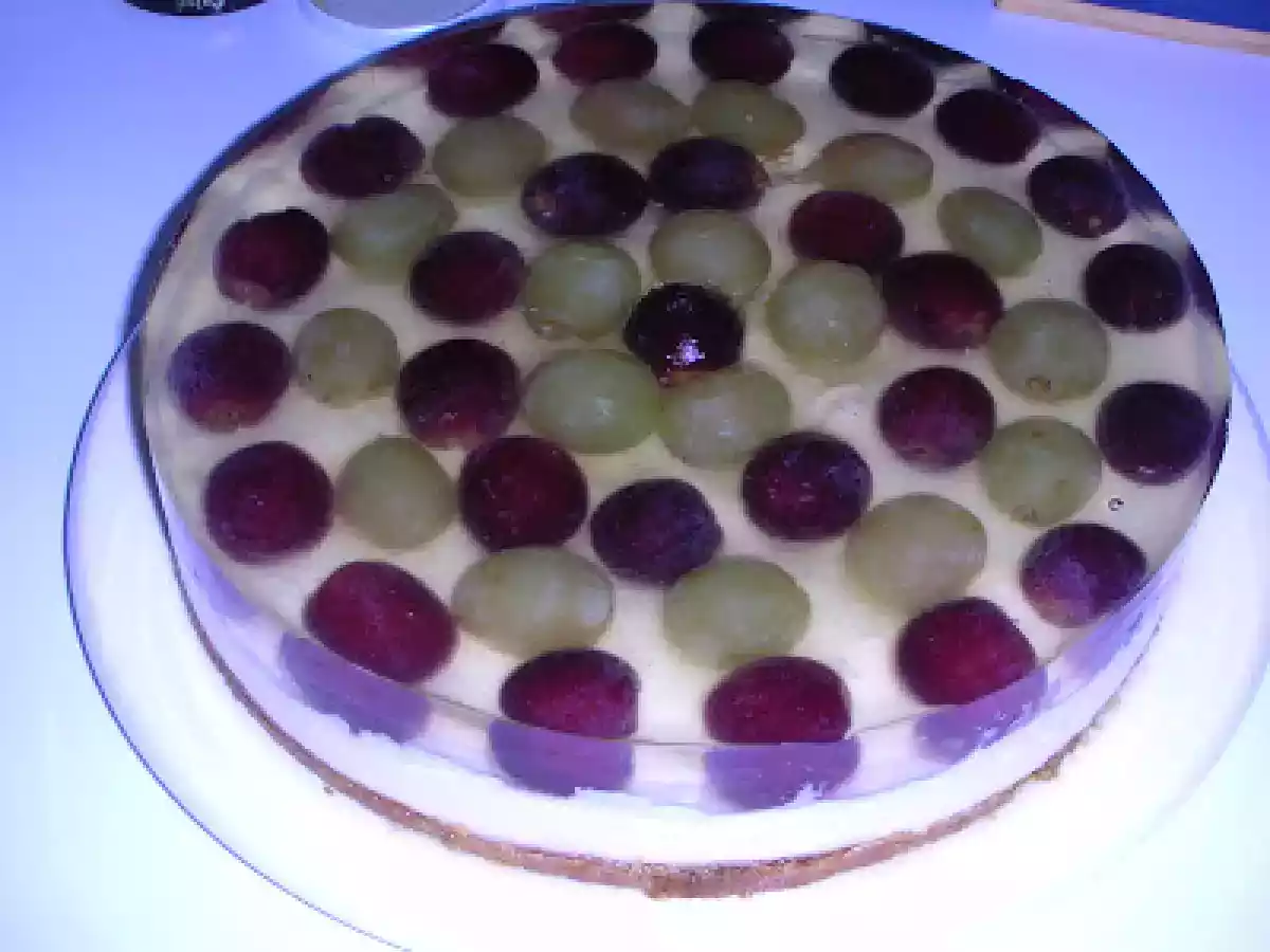 TARTA DE QUESO, UVAS Y MOSCATEL - foto 2