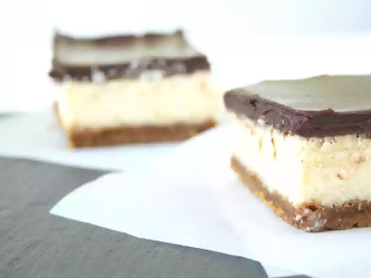 Tarta de queso y chocolate