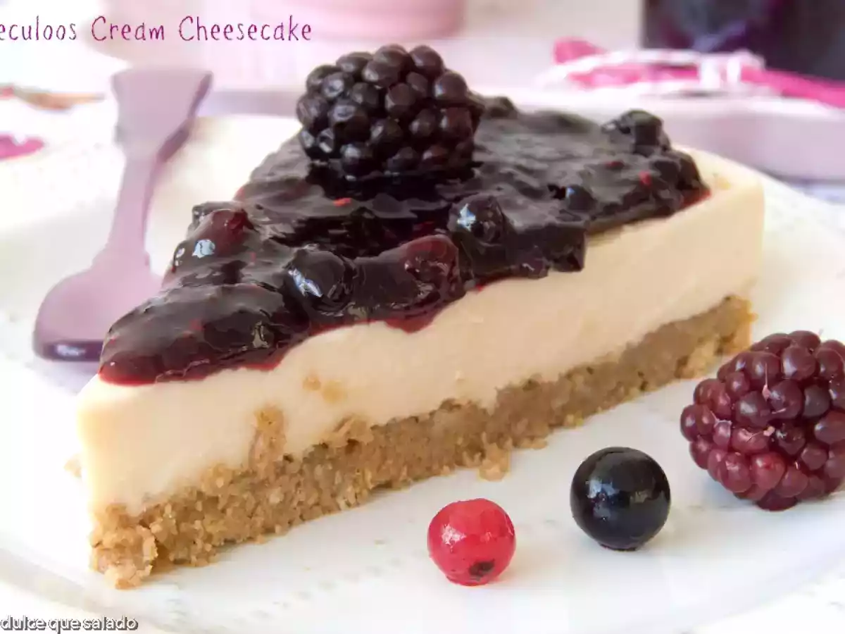 Tarta de Queso y Crema de Speculoos