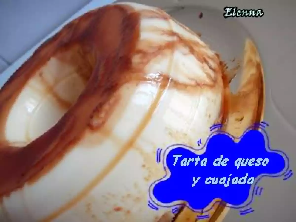 Tarta de queso y cuajada