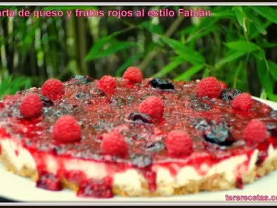 Tarta de queso y frutos rojos al estilo Fabián - foto 4