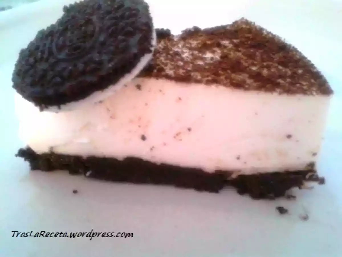 Tarta de queso y galletas Oreo: receta fácil sin hornear - foto 2