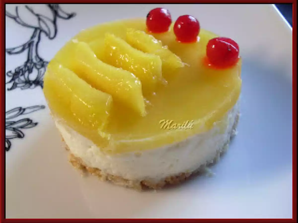 TARTA DE QUESO Y MANGO - foto 2
