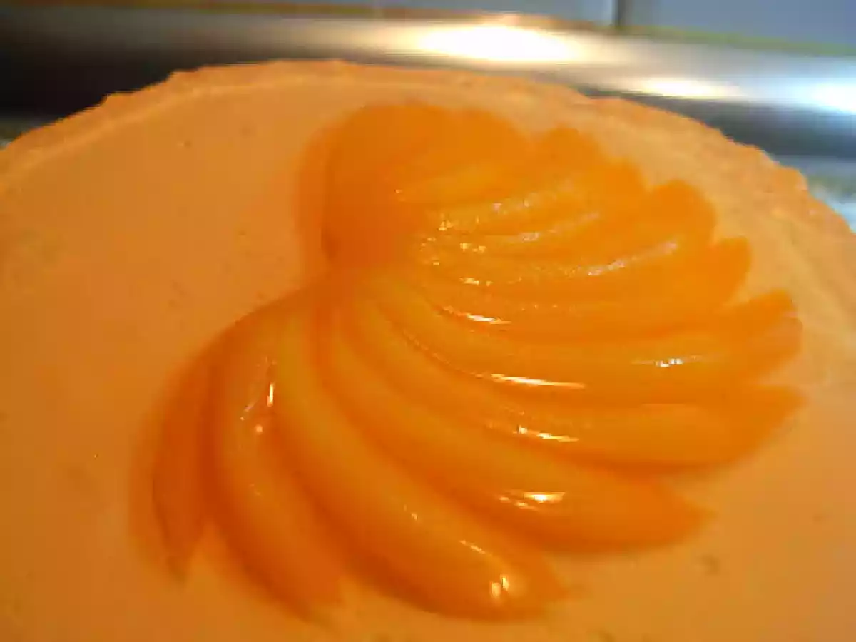 Tarta de queso y melocotón - foto 2