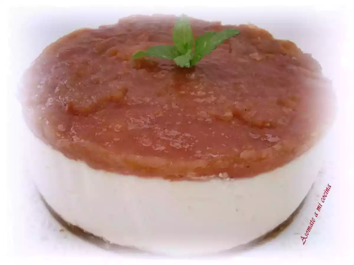 Tarta de queso y membrillo