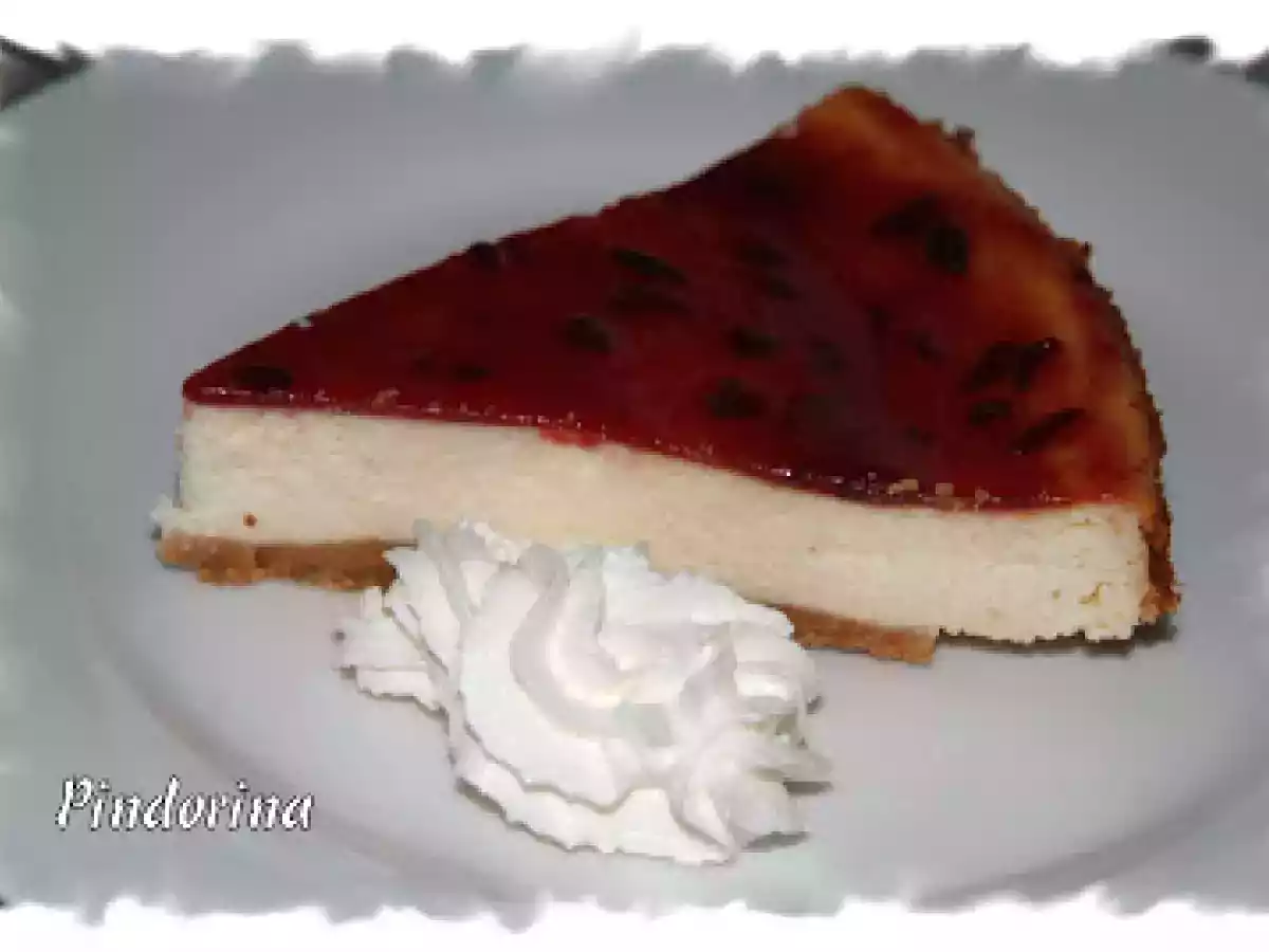 Tarta de requesón y mermelada de ciruela - foto 2