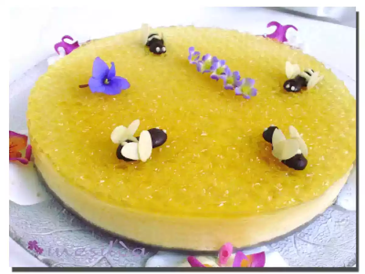TARTA DE REQUESON Y MIEL