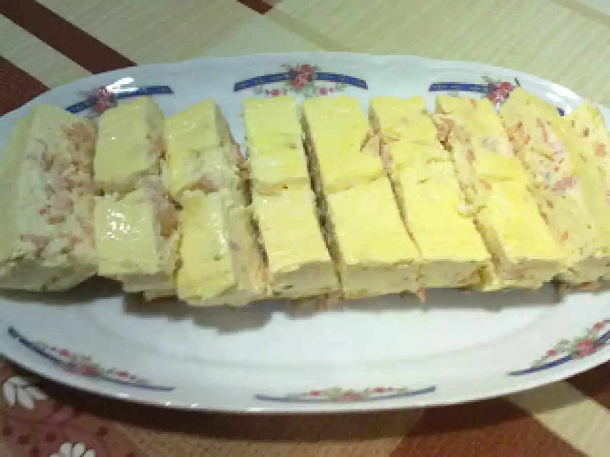 TARTA DE SALMÓN (Al Microondas) - foto 2