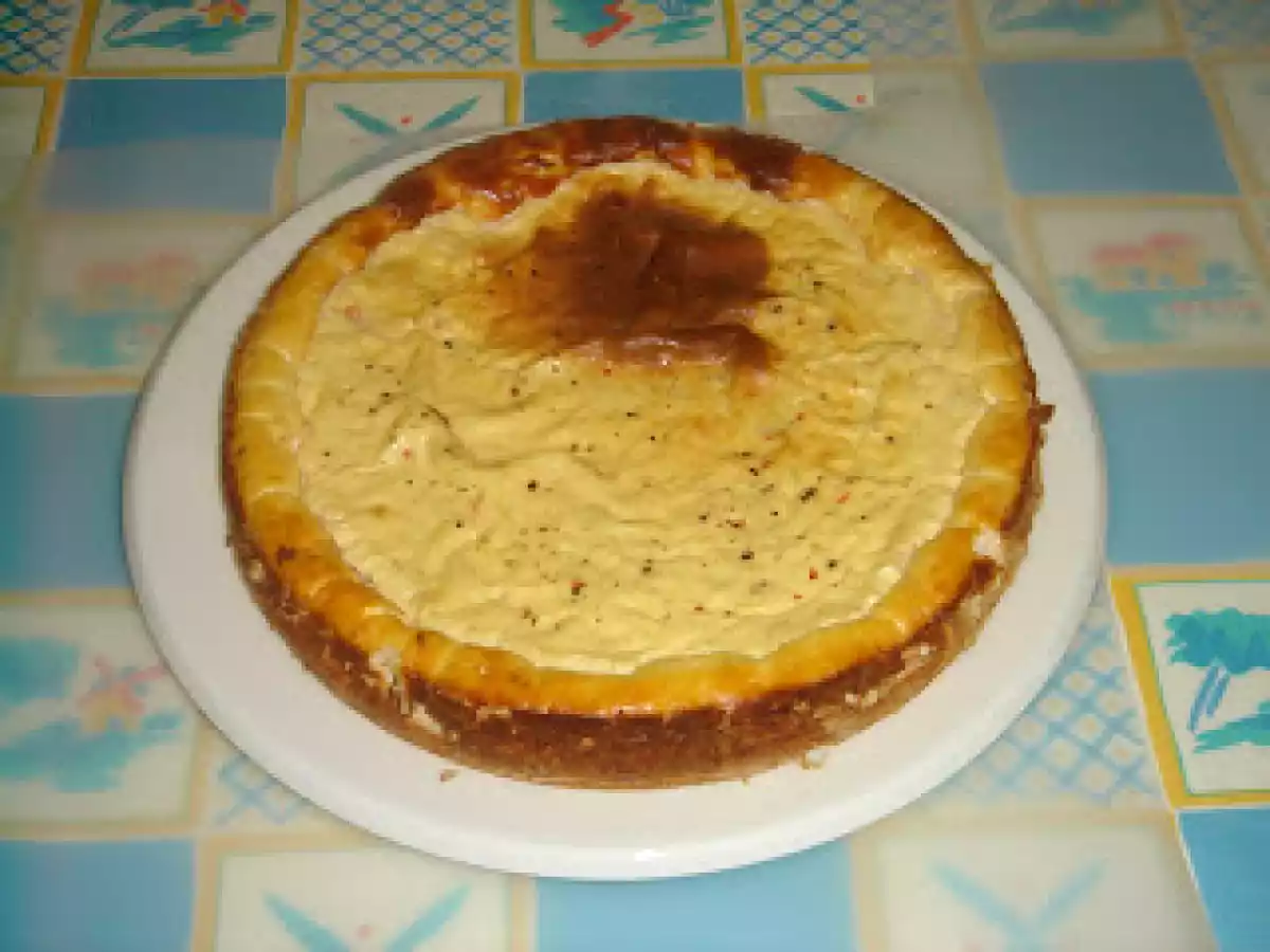 TARTA DE SALMÓN (Thermomix)