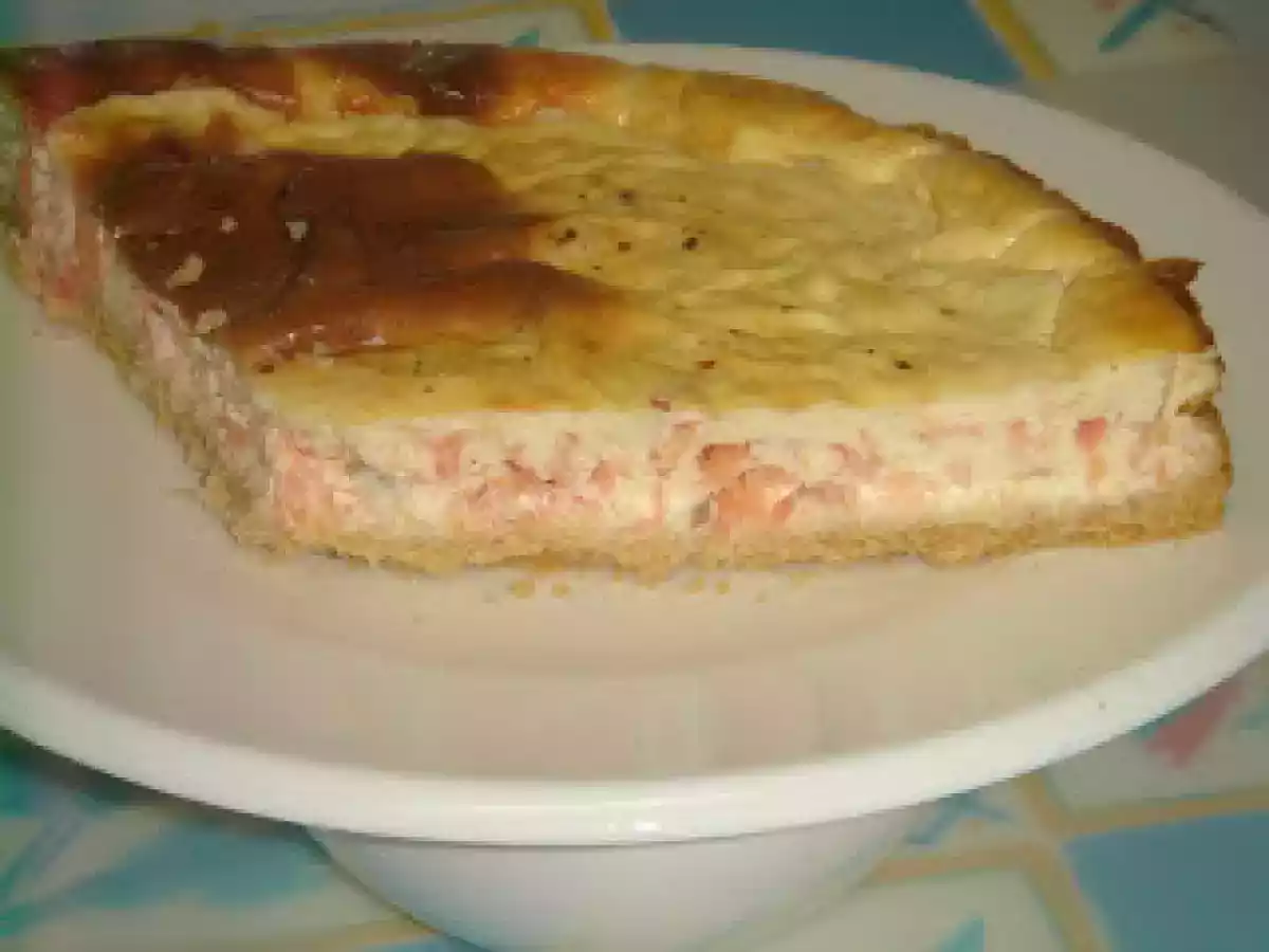 TARTA DE SALMÓN (Thermomix) - foto 3