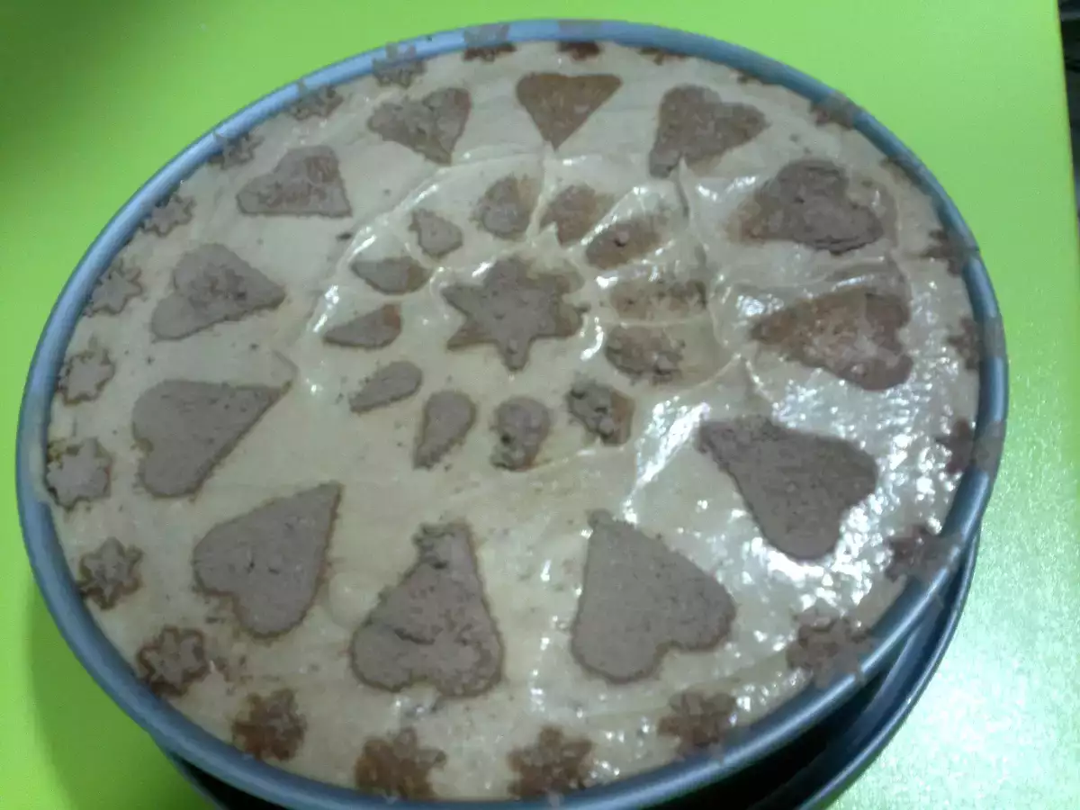 Tarta de tiramisu y crema