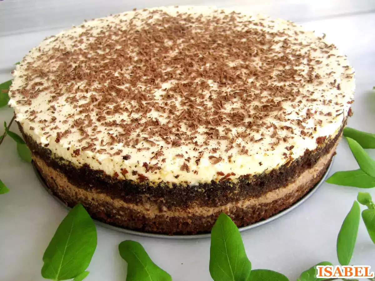 Tarta de toffe y chocolate