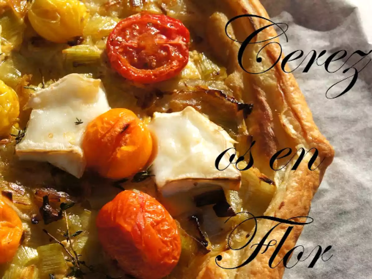 Tarta de tomates cherry y queso de cabra - foto 2