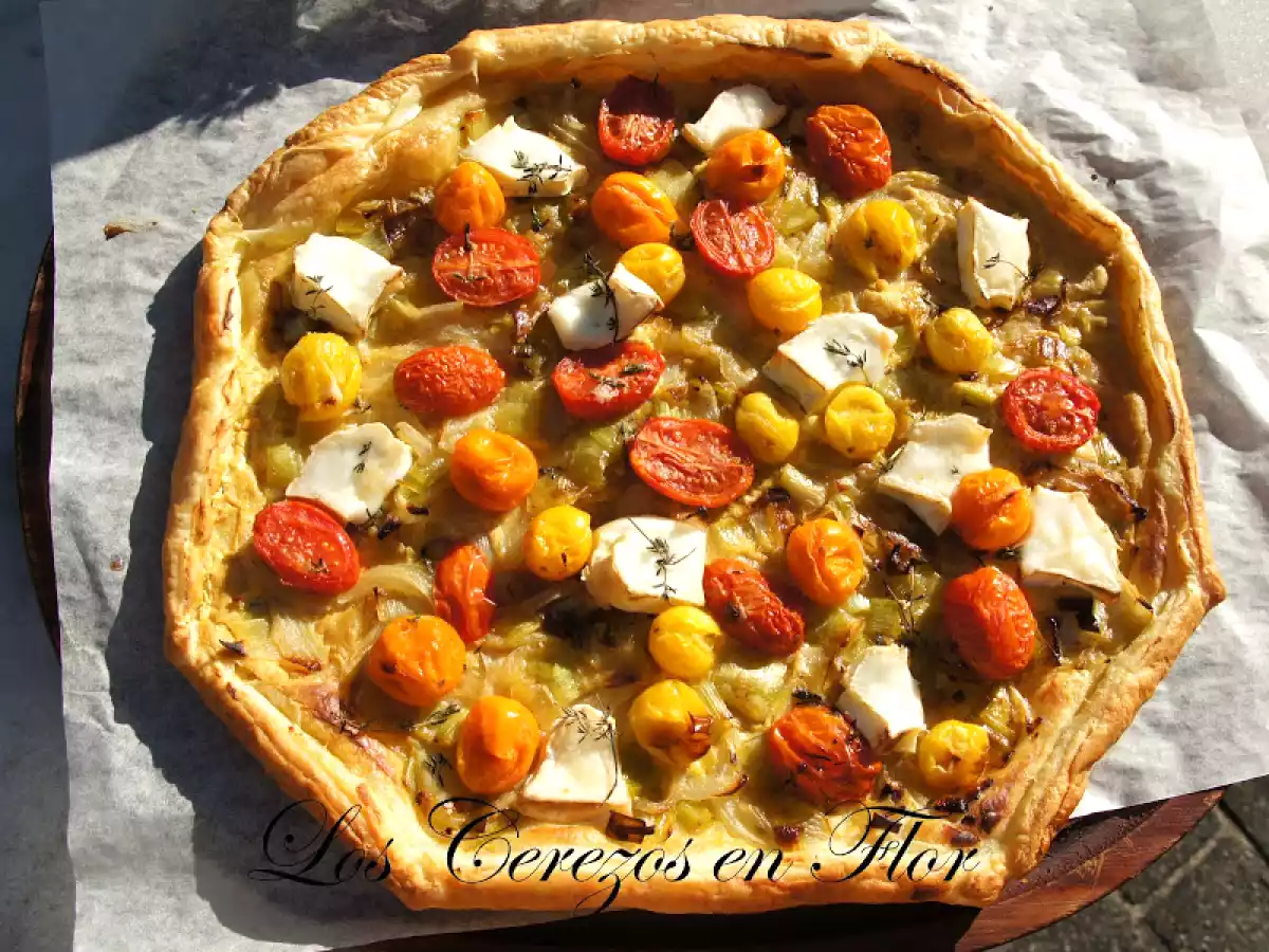 Tarta de tomates cherry y queso de cabra - foto 3