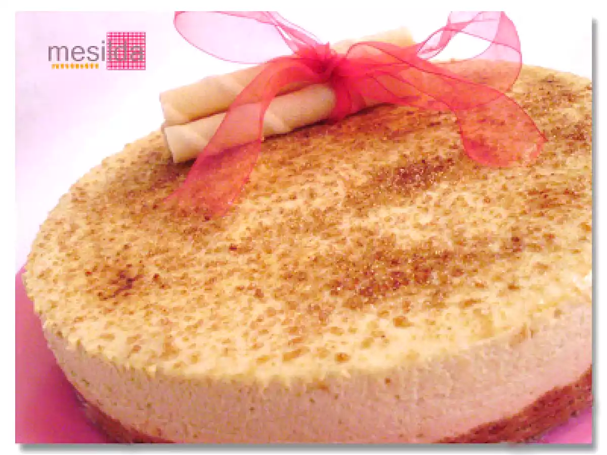 TARTA DE TURRON DE YEMA