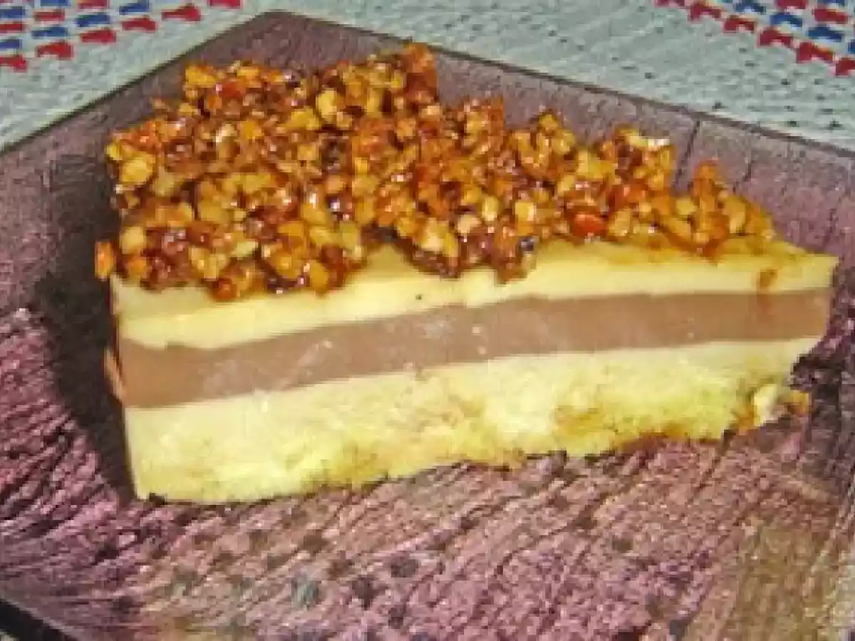 TARTA DE VAINILLA Y CHOCOLATE