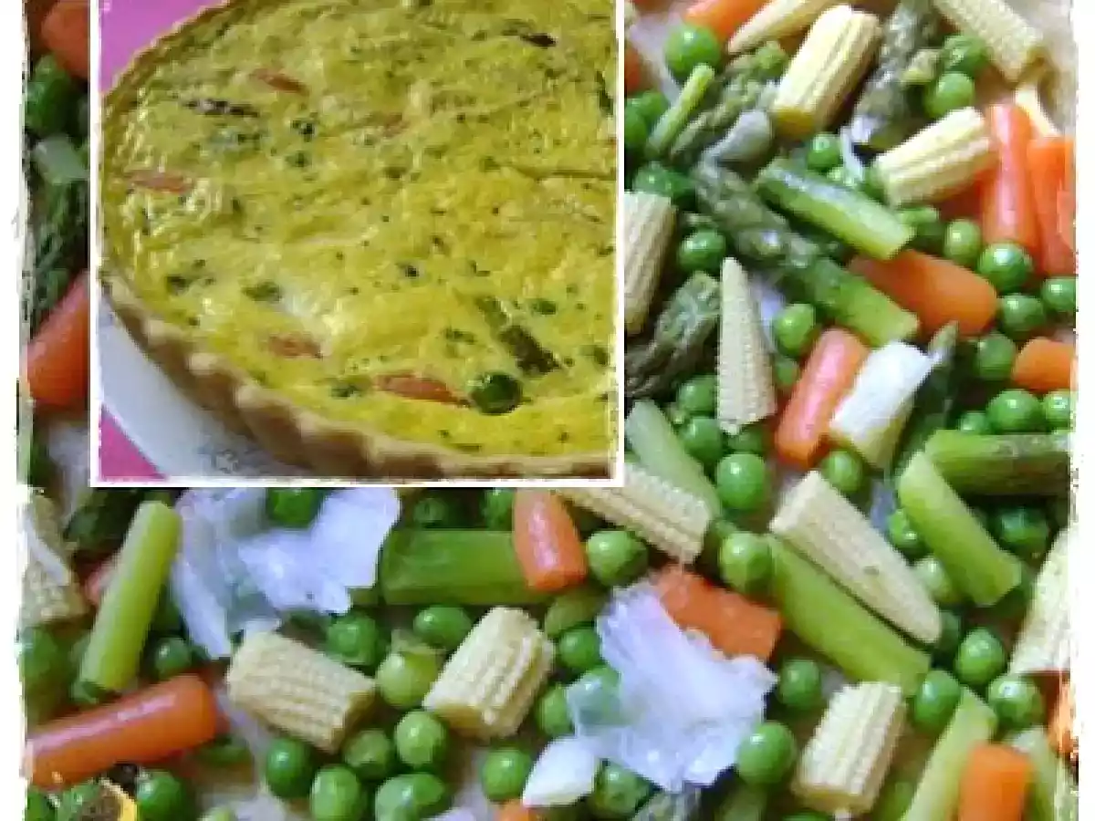 Tarta de verduras de primavera - foto 2