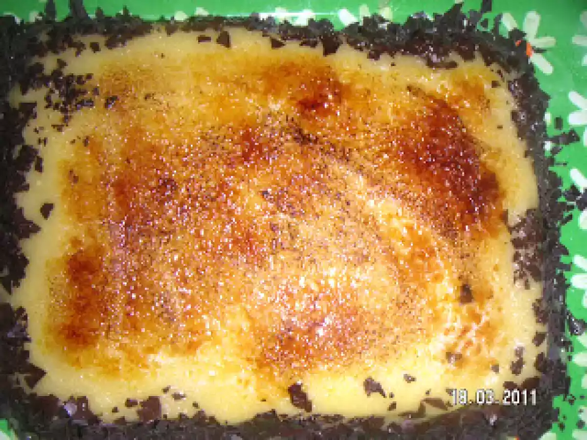 TARTA DE YEMA DE ALMENDRA TOSTADA